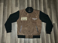 Timeless Division - Not Affected Bomber Jacket (Brown Suede)