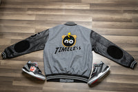 Timeless Gray Varsity Jacket (Pre Order)